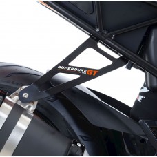 R&G Racing, Exhaust Hanger & Blanking Plug Kit (Black) for KTM SuperDuke GT '16-'22